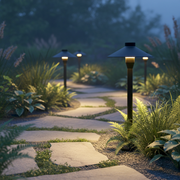 Baliza LED Exterior  "Oldenburg" 54Cm 7W 220VAC 3000ºK Negro