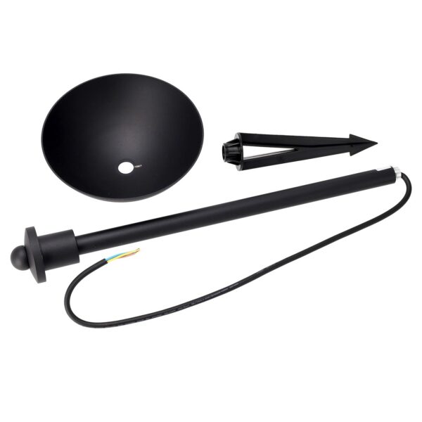 Baliza LED Exterior  "Sarh" 70Cm 7W 220VAC 3000ºK Negro