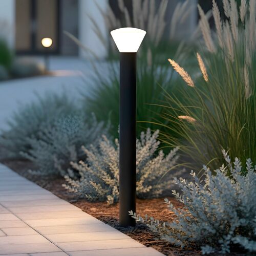 Baliza LED Exterior  "Digos" 100Cm 5W 220VAC 3000ºK Negro