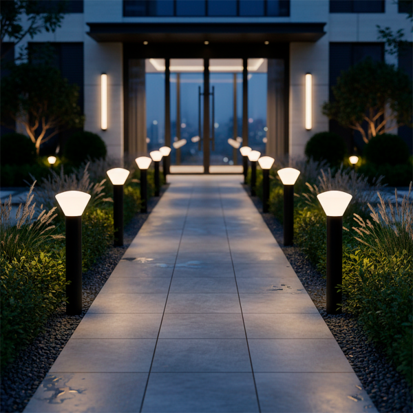 Baliza LED Exterior  "Digos" 100Cm 5W 220VAC 3000ºK Negro