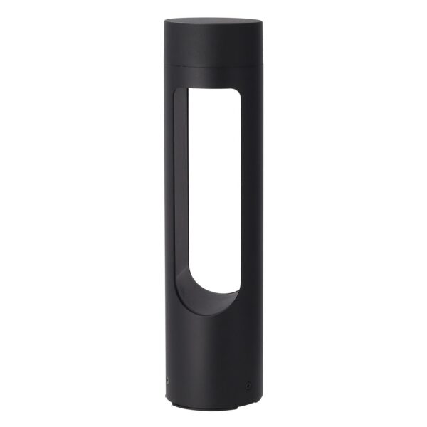 Baliza LED Exterior  "Corona" 40Cm 10W 220VAC 3000ºK Negro