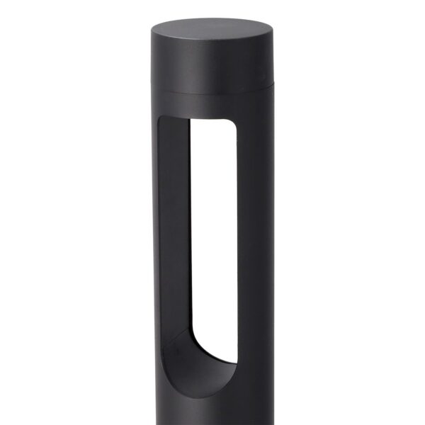 Baliza LED Exterior  "Corona" 40Cm 10W 220VAC 3000ºK Negro