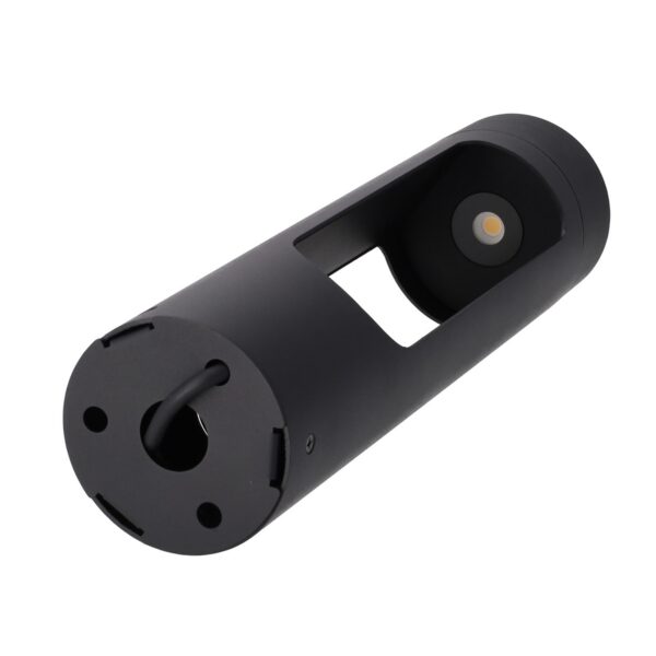 Baliza LED Exterior  "Corona" 40Cm 10W 220VAC 3000ºK Negro