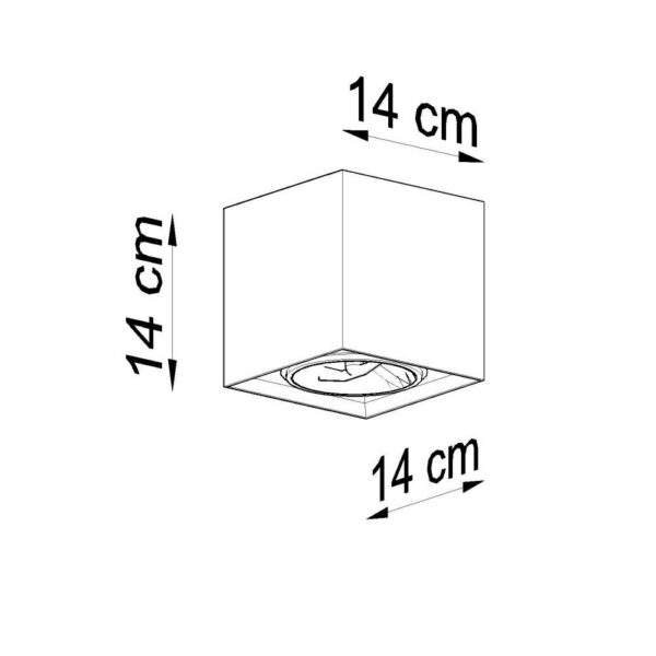 Lámpara de Techo "Valde"  [SOL-SL.0646]