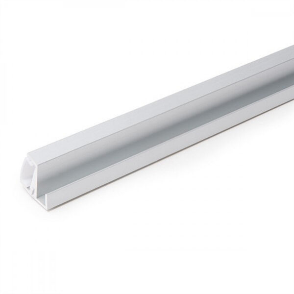 Perfíl Aluminio para Tira LED Estanterías Cristal 6Mm x 1M