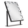 Espejo Iluminado Maquillaje LED 4200ºK 41x47,5Cm Regulable Negro 40.000H [SUN-ESLED-03-B]