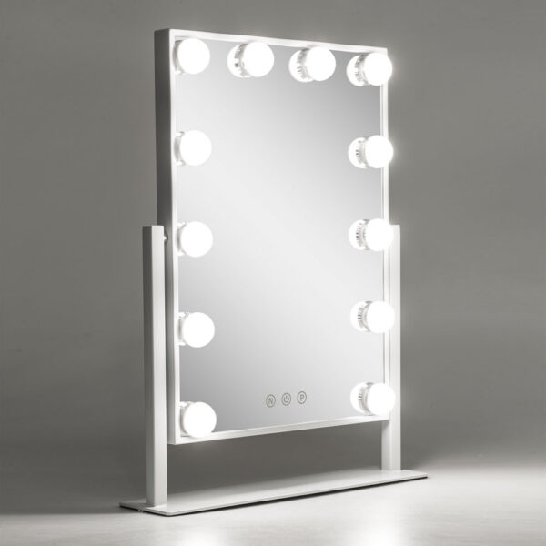 Espejo Iluminado Maquillaje LED 4200ºK 41x47,5Cm Regulable Blanco 40.000H [SUN-ESLED-03-W]
