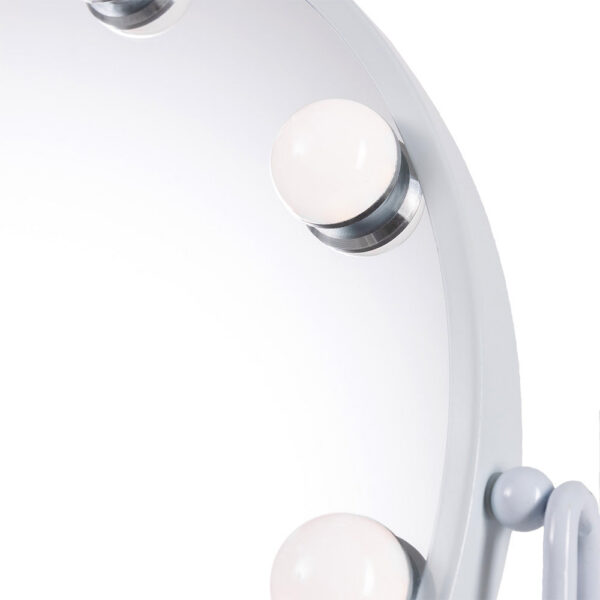 Espejo Iluminado Maquillaje LED 4200ºK 48x43Cm Blanco 40.000H [SUN-KRS-430-W