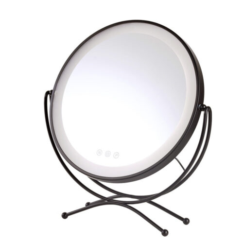 sun_krs_430a_b_0-2 Espejo Iluminado Maquillaje LED 4200ºK 48x43Cm Negro 40.000H [SUN-KRS-430A-B
