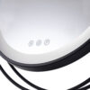 Espejo Iluminado Maquillaje LED 4200ºK 48x43Cm Negro 40.000H [SUN-KRS-430A-B