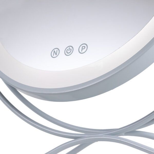 Espejo Iluminado Maquillaje LED 4200ºK 48x43Cm Blanco 40.000H [SUN-KRS-430A-W