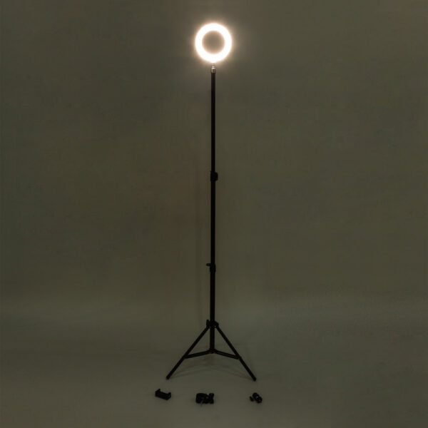 sun_rl6_200_2_d4c87f24-7c56-4f89-847d-cf538d465a90 Trípode 8W 6000ºK Iluminación Videoblogs 8W Ø16Cm 68►200Cm Regulable 40.000H [SUN-RL6-200