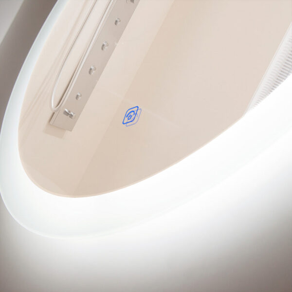 Espejo Iluminado Baño LED 15W 4200ºK Ø60Cm Interruptor Táctil Dimable 40.000H [SUN-SYJ-16308]