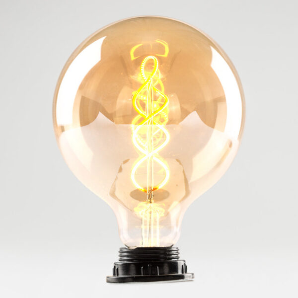 Bombilla LED E27 4W 380Lm 2000ºK Filamento 40.000H [WR-G125-4W-R]