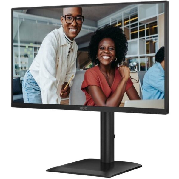 Monitor Profesional AOC 24E4U 23.8"/ Full HD/ Regulable en altura/ Negro