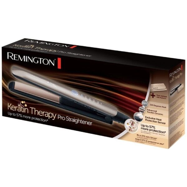 art_rem-pae-plp20kerat20thera20pro_2 Plancha para el Pelo Remington Keratin Therapy Pro S8590/ Gris