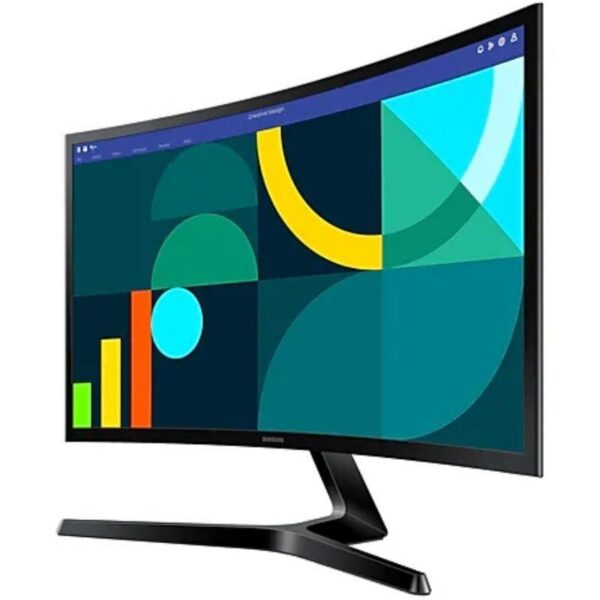 Monitor Curvo Samsung Essential Monitor S3 S24D366GAU/ 24"/ Full HD/ Negro