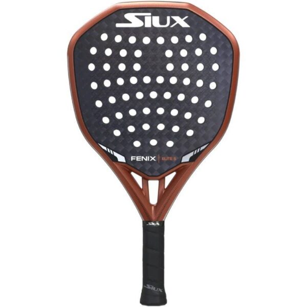 Pala de Pádel Siux Fenix Elite 5 2025/ Negra y Bronce