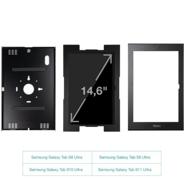 Marco Antirrobo para Tablet TooQ TQATTE2601-L-B/ Negro