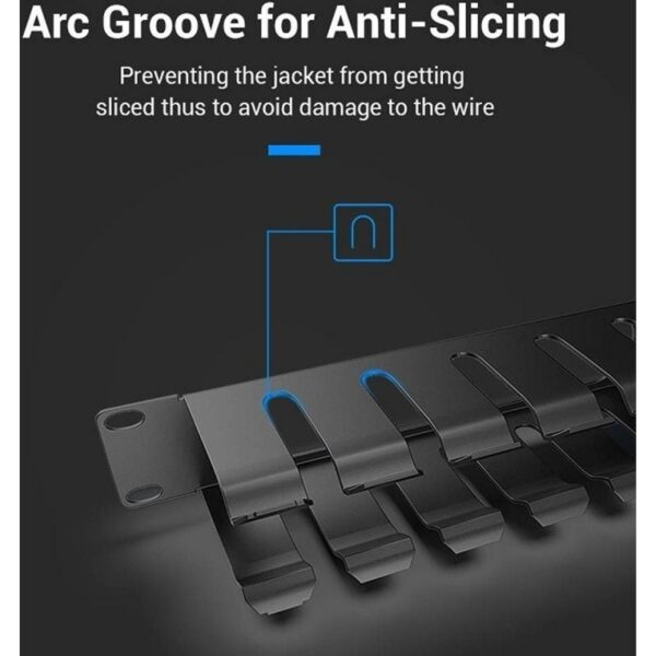 Organizador de Cables de Red Vention KHAB0/ 24 Puertos