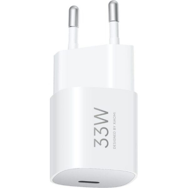 Cargador de Pared GaN Xiaomi 33W Nano Power Adapter 1xUSB Tipo-C/ 33W