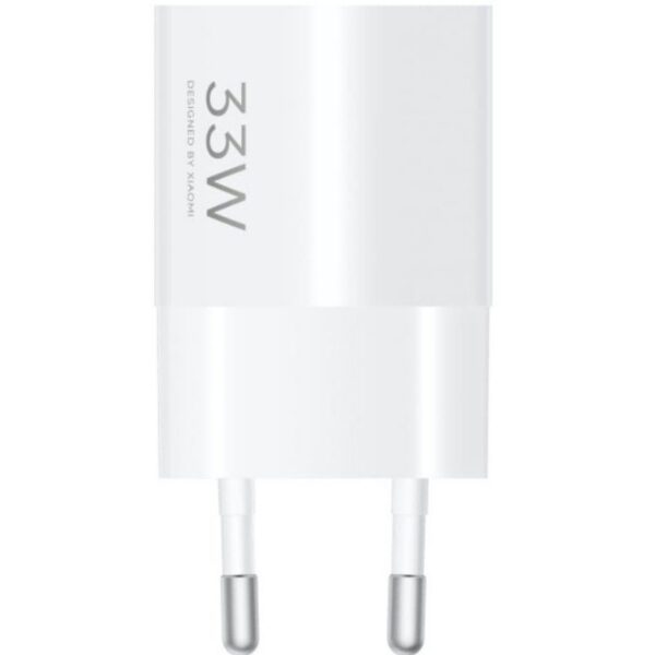 Cargador de Pared GaN Xiaomi 33W Nano Power Adapter 1xUSB Tipo-C/ 33W