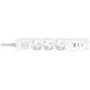 Regleta con Interruptor Xiaomi 20W Power Strip/ 3 Tomas de Corriente/ 1 USB/ 2 USB Tipo-C/ Cable 1.4m/ Blanca