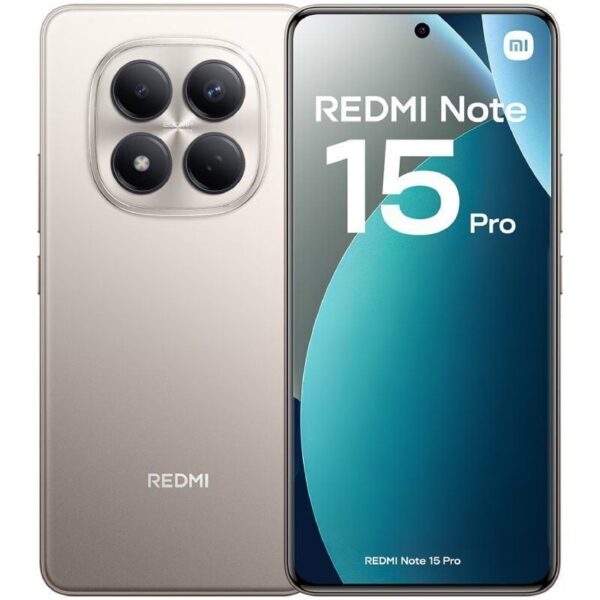 Smartphone Xiaomi Redmi Note 15 Pro 8GB/ 256GB/ 6.83"/ Titanio