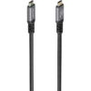 Cable USB 3.2 Tipo-C Aisens A107-0988/ USB Tipo-C Macho - USB Tipo-C Macho/ Hasta 100W/ 20Gbps/ 3m/ Negro