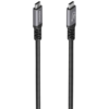 Cable USB 4.0 Tipo-C Aisens A156-0996/ USB Tipo-C Macho - USB Tipo-C Macho/ Hasta 240W/ 40Gbps/ 2m/ Negro