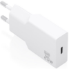 Cargador de Pared GaN Aisens A110-0997/ 1xUSB Tipo-C/ 20W/ Blanco