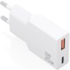 Cargador de Pared GaN Aisens A110-0998/ 1xUSB Tipo-C/ 1xUSB/ 20W/ Blanco