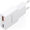 Cargador de Pared GaN Aisens A110-0998/ 1xUSB Tipo-C/ 1xUSB/ 20W/ Blanco