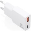 Cargador de Pared GaN Aisens A110-1002/ 1xUSB Tipo-C/ 1xUSB/ 30W/ Blanco
