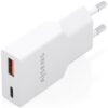 Cargador de Pared GaN Aisens A110-1002/ 1xUSB Tipo-C/ 1xUSB/ 30W/ Blanco