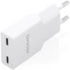 Cargador de Pared GaN Aisens A110-1003/ 2xUSB Tipo-C/ 30W/ Blanco