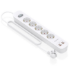 art_ais-regleta20asps-2a2c14-w_2 Regleta con Interruptor Aisens ASPS-2A2C14-W/ 5 Tomas de Corriente/ 2 USB - 2 USB Tipo-C/ Cable 1.4m/ Blanco