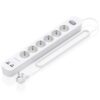 art_ais-regleta20asps-2a2c16-w_1 Regleta con Interruptor Aisens ASPS-2A2C16-W/ 6 Tomas de Corriente/ 2 USB - 2 USB Tipo-C/ Cable 1.4m/ Blanco