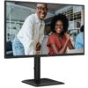 Monitor Profesional AOC 27E4U 27"/ Full HD/ Multimedia/ Regulable en altura/ Negro