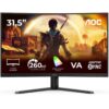 Monitor Gaming Curvo AOC C32G42ZE 34"/ Full HD/ 0.5ms/ 240Hz/ VA/ Negro