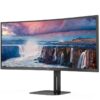 Monitor Profesional Ultrapanorámico Curvo AOC CU34V5C/BK 34"/ WQHD/ Multimedia/ Negro
