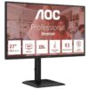 Monitor Profesional AOC Q27E4CV 27"/ QHD/ Multimedia/ Regulable en altura/ Negro