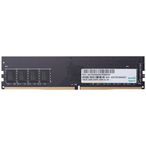 Memoria RAM Apacer EL.16G2V.GNH 16GB/ DDR4/ 2666MHz/ 1.2V/ CL19/ DIMM