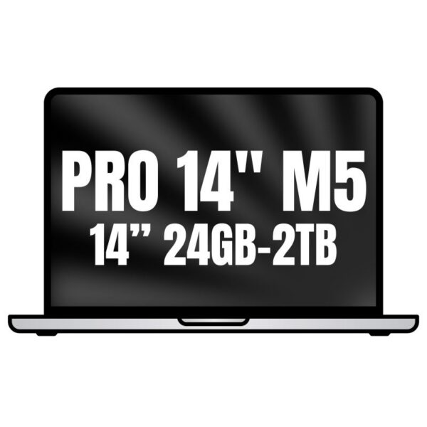 art_apl-book20pro20mgdp4ybardera_1 Apple Macbook Pro 14"/ M5 Pro 18-Core CPU/ 24GB/ 2TB SSD/ 20-Core GPU/ Plata