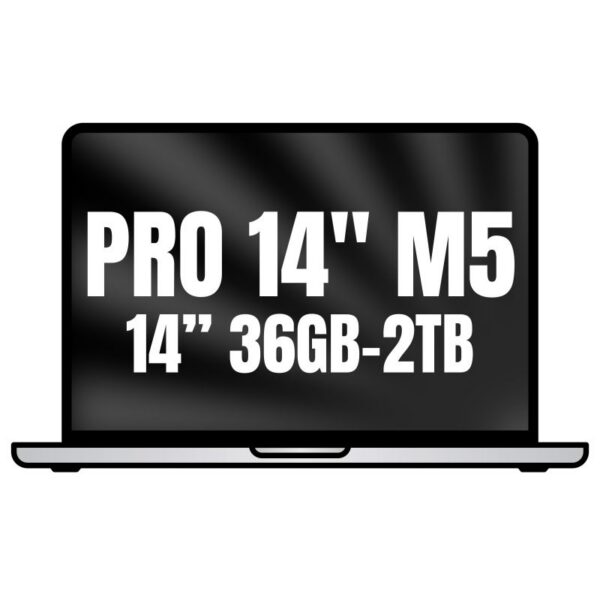 art_apl-book20pro20mgdq4ybardera_1 Apple Macbook Pro 14"/ M5 Max 36-Core CPU/ 36GB/ 2TB SSD/ 32-Core GPU/ Plata