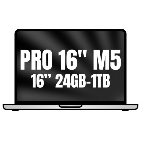 art_apl-book20pro20mge44ybardera_1 Apple Macbook Pro 16"/ M5 Pro 18-Core CPU/ 24GB/ 1TB SSD/ 20-Core GPU/ Plata