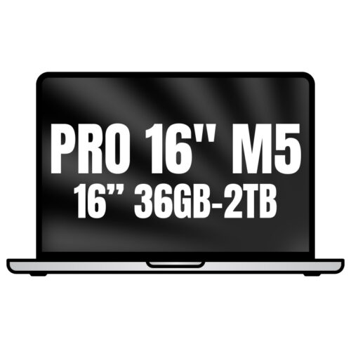 Apple Macbook Pro 16"/ M5 Max 18-Core CPU/ 36GB/ 2TB SSD/ 32-Core GPU/ Plata