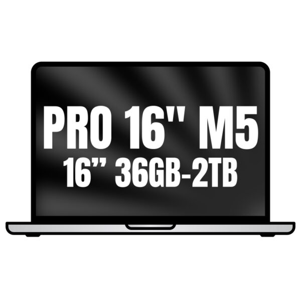 Apple Macbook Pro 16"/ M5 Max 18-Core CPU/ 36GB/ 2TB SSD/ 32-Core GPU/ Plata