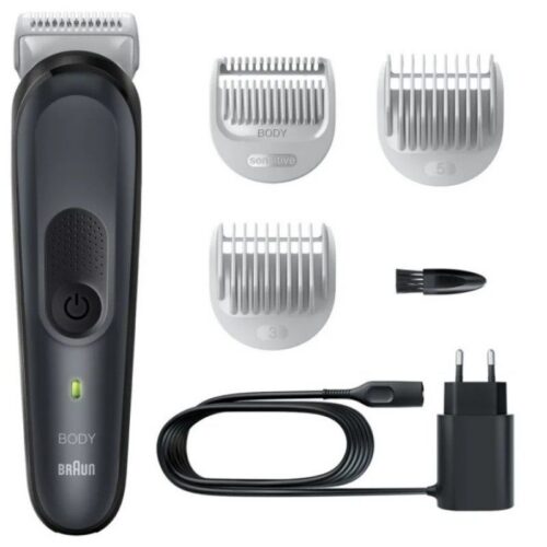 Cortapelos Braun BodyGroomer Series 3 BG3340/ con Batería/ 3 Accesorios