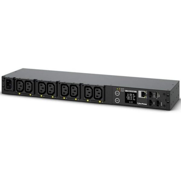Unidad de Distribución para Alimentación Cyberpower PDU41004/ 16A/ 8x IEC C13/ Formato RACK 1U